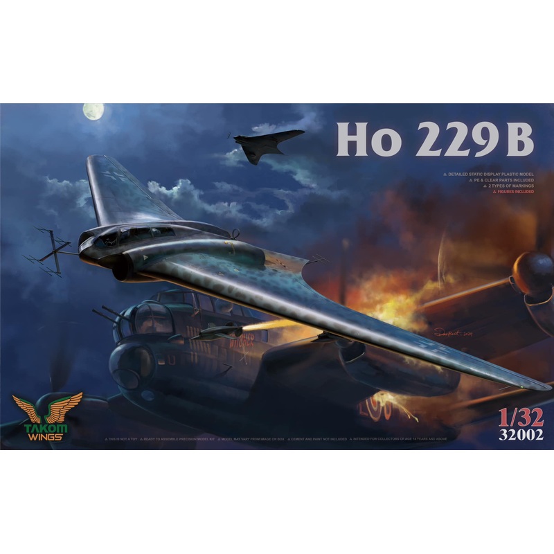 Takom Wings 32002 1/32 H229B Horten Flying Wing  Two Seater