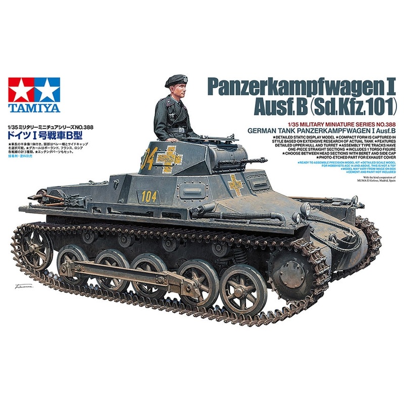 Tamiya 35388  1/35 German Tank Panzer I Ausf.B