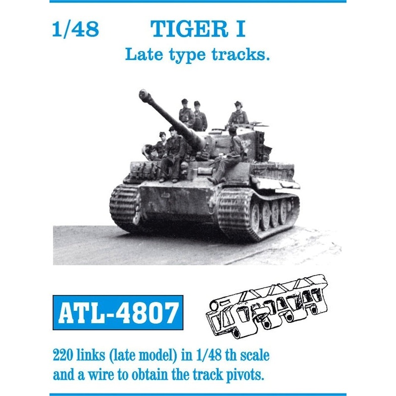 Friulmodel ATL-4807  1/48 TIGER I Late type tracks