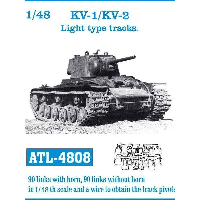 Friulmodel ATL-4808  1/48 KV-1/KV-2 Light type tracks