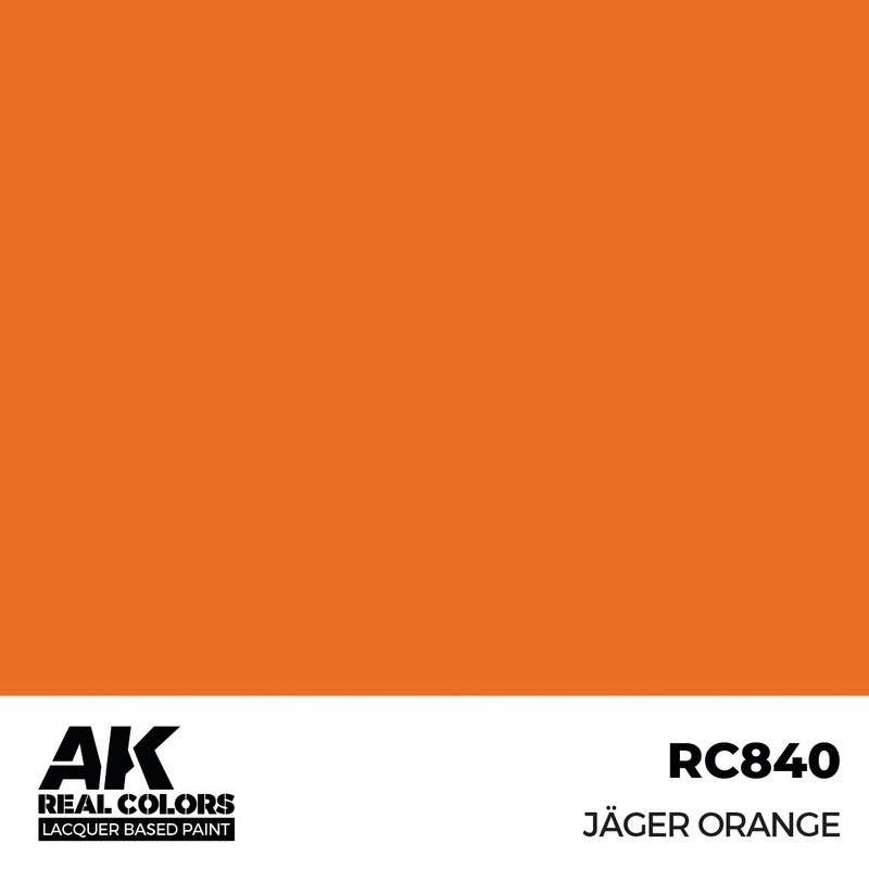 AK Interactive RC840 Real Colors Jger Orange 17ml
