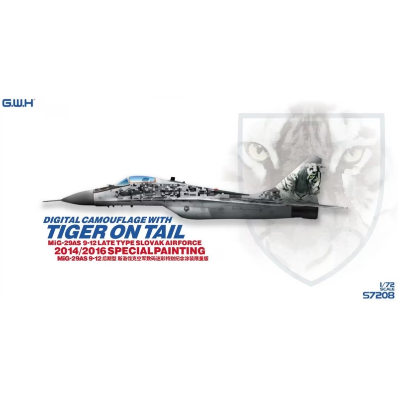Great Wall Hobby S7208 1/72 MiG-29AS 9-12 Late Slovak Air Force (2014-2016 Special Painting)