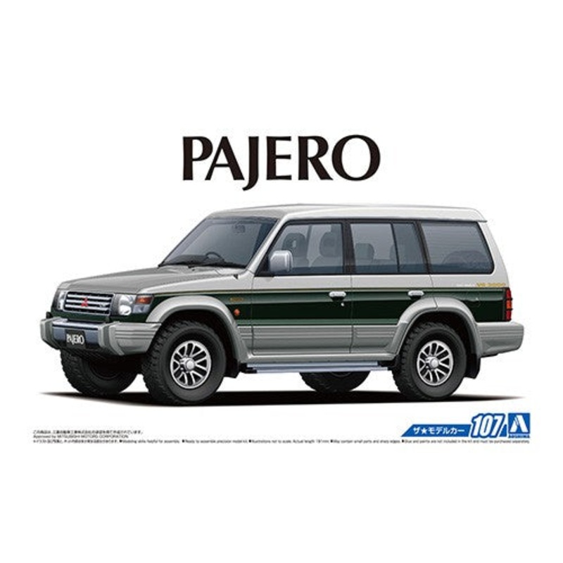 Aoshima 05710 1/24 Mitsubishi V43W Pajero Super Exceed '91