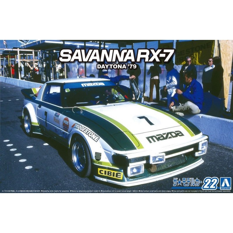 Aoshima 06103 1/24 Mazda SA22C RX-7 Daytona 79