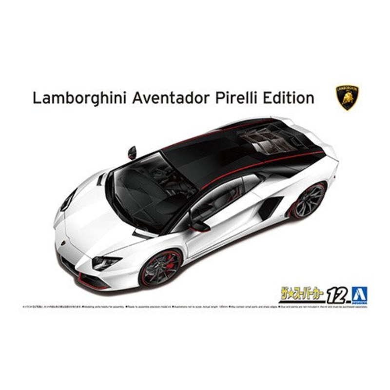 Aoshima 06121 1/24 Lamborghini Aventador '15 Pirelli Edition