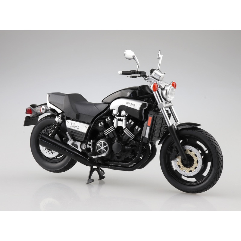 Aoshima 11185 1/12 Yamaha Vmax Black2 Diecast Motorcycle