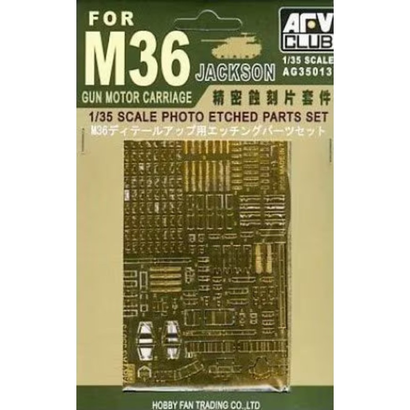 AFV Club AG35013 1/35 M36 Jackson Photo Etched Set