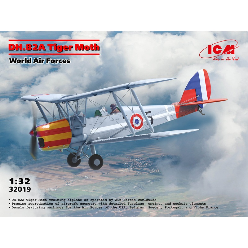 ICM 32019 1/32 DH.82A Tiger Moth