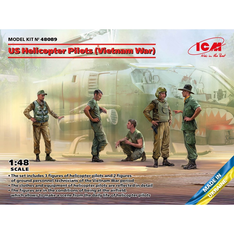 ICM 48089 1/48 US Helicopter Pilots (Vietnam War), Figure