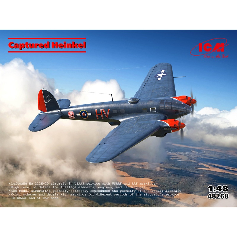 ICM 48268 1/48 Captured Heinkel