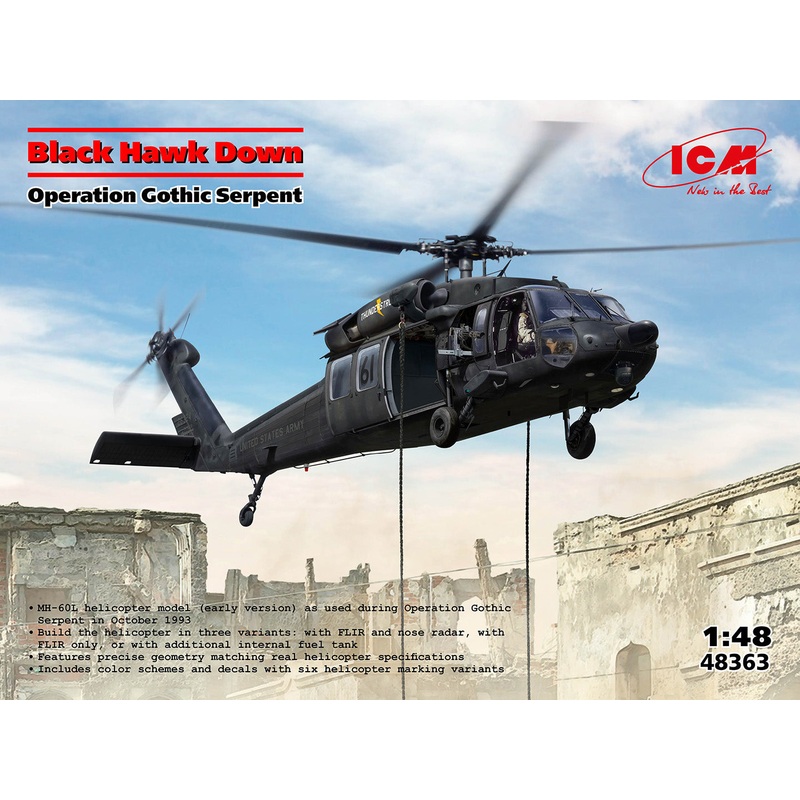 ICM 48363 1/48 Black Hawk Down