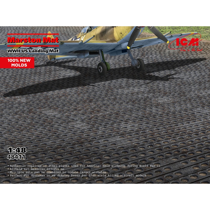 ICM 48411  1/48 Marston Mat WWII US Landing Mat