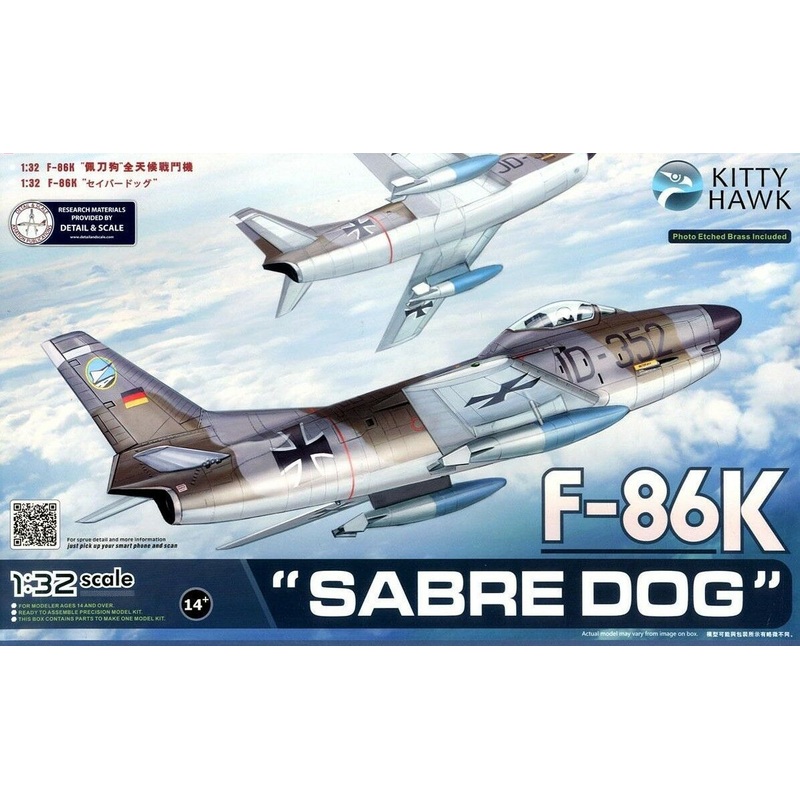 Kitty Hawk 32008 1/32 F-86K Sabre Dog