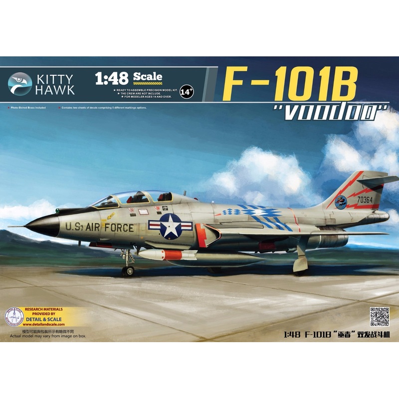 Kitty Hawk 80114 1/48 F-101B/RF-101B  Voodoo A