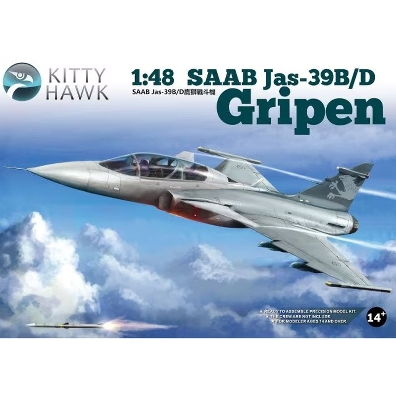 Kitty Hawk 80118 1/48 Saab Jas-39 B/D Gripen