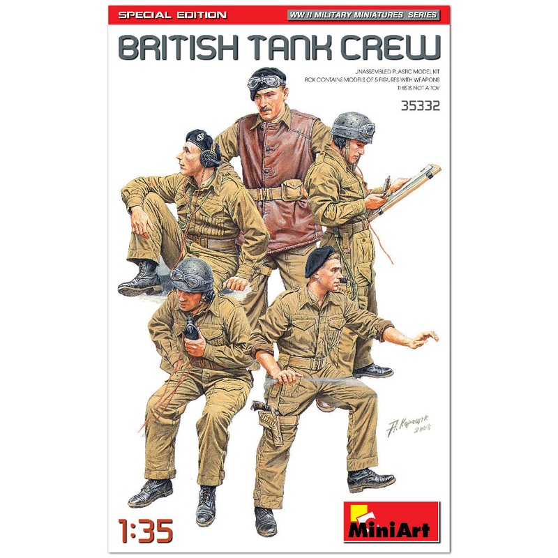 MiniArt 35332 1/35 British Tank Crew. Special Edition