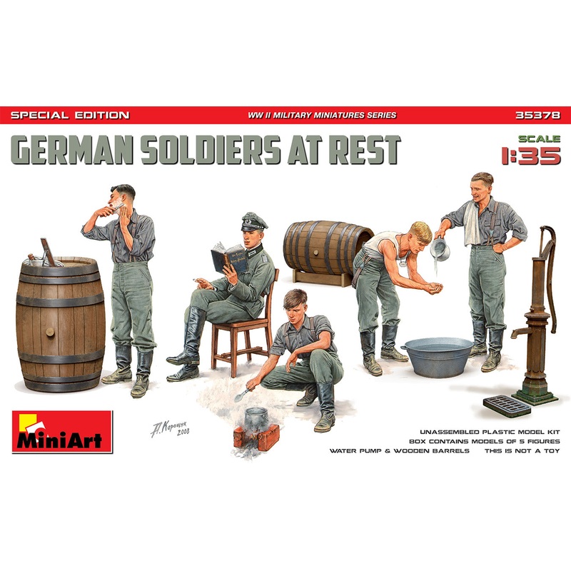 MiniArt 35378 1/35 German Soldiers At Rest. Special Edition