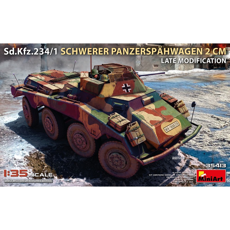 MiniArt 35413 1/35 Sd.Kfz.234/1 Schwerer Panzerspahwagen (2 cm). Late Modification