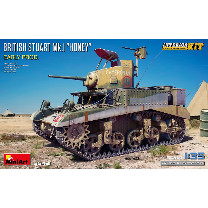 MiniArt 35421 1/35 British Stuart Mk.I Honey Early Prod. Interior Kit