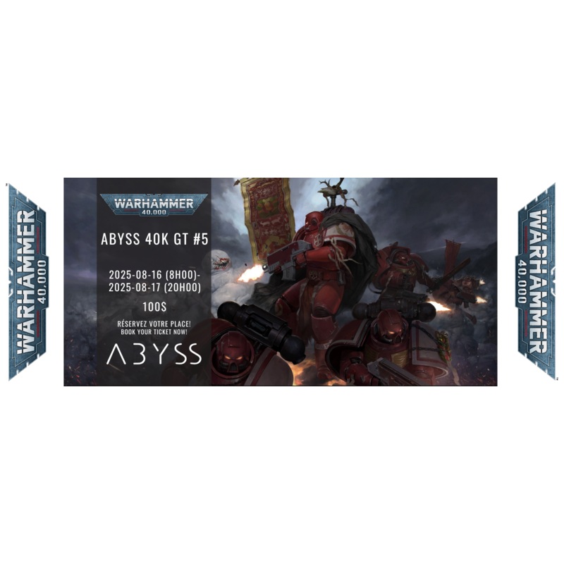 2025-08-16 08:00, Warhammer 40k,   40k GT #5