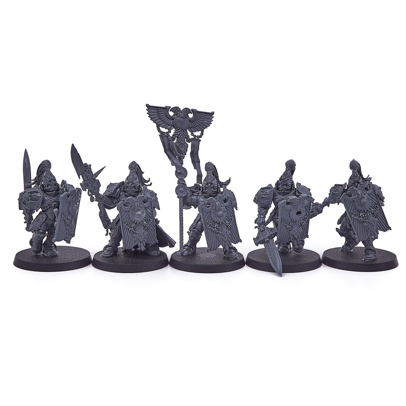 Adeptus Custodes - Custodian Guard Squad (12470-V) - Used