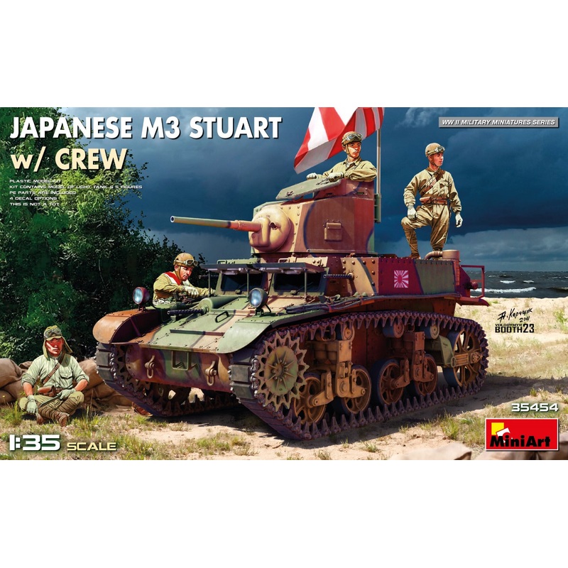 MiniArt 35454 1/35 Japanese M3 Stuart w/Crew