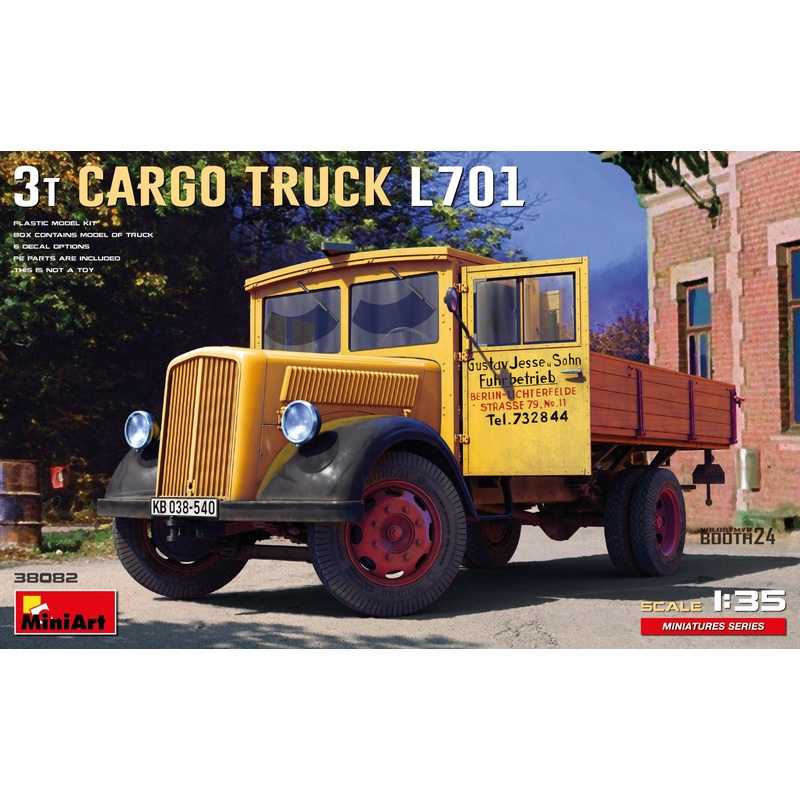 MiniArt 38082 1/35 3T Cargo Truck L701