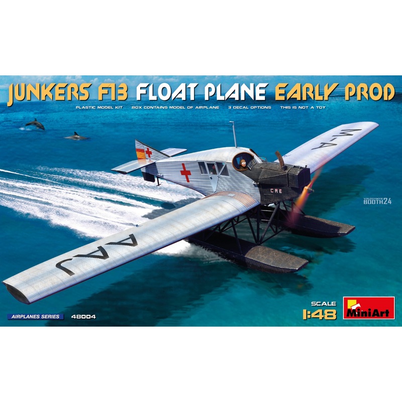 MiniArt 48004 1/48 Junkers F13 Float Plane. Early Prod