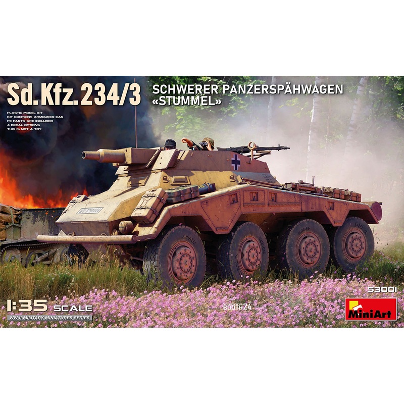 MiniArt 53001 1/35 Sd.Kfz.234/3 Schwerer Panzerspahwagen <>
