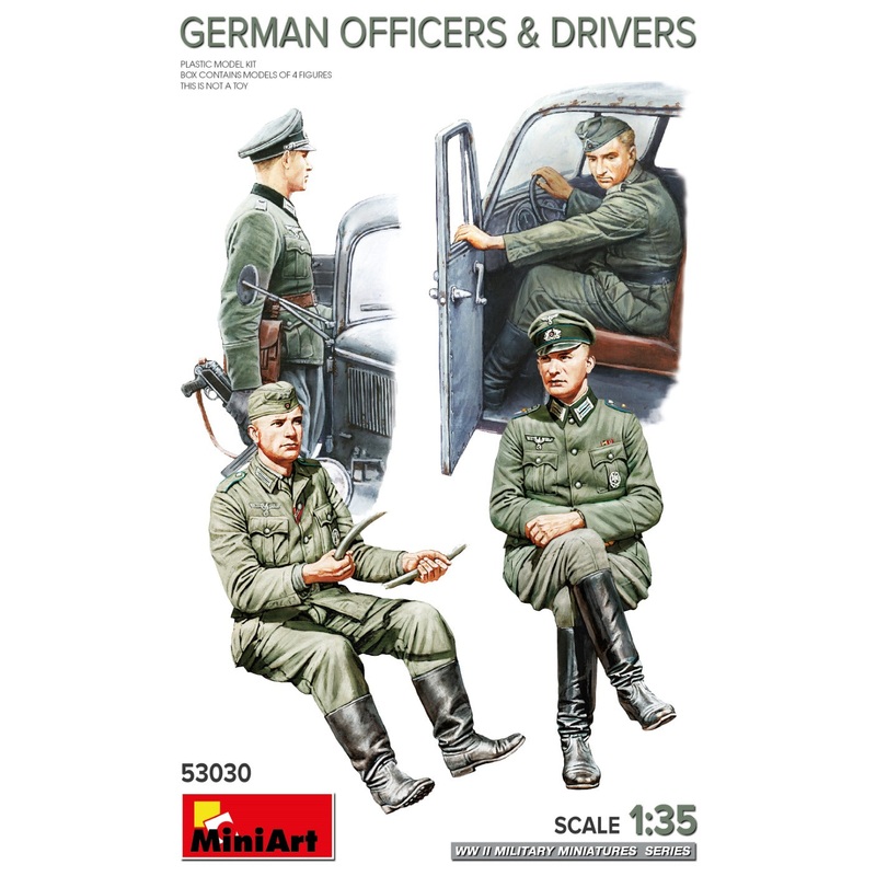 MiniArt 53030 1/35 German Officers & Drivers