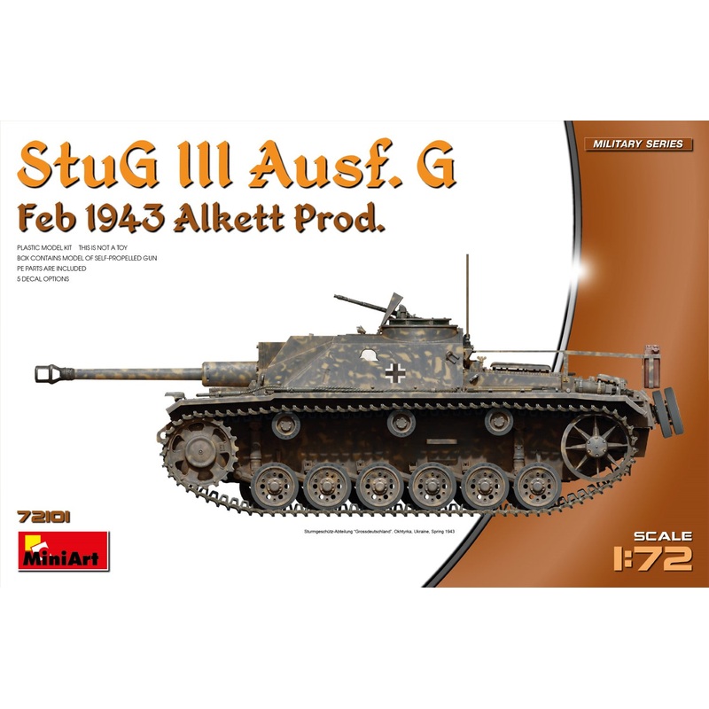MiniArt 72101 1/72 StuG III Ausf. G Feb 1943 Prod.