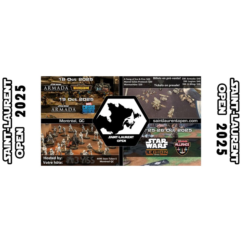 Saint-Laurent Open 2025 (18-19 & 25-26 otc)